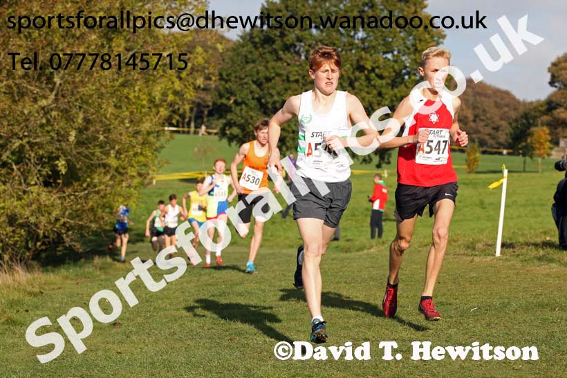 Mens under-17s Northern Cross Country Relays. Photo: David T. Hewitson/Sports for All Pics